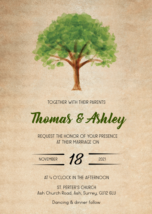Rustic Wedding Header Rustic Invitation Header