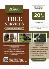 Fall Tree Work Ad 408+ Free Tree Service Flyer Templates | PosterMyWall