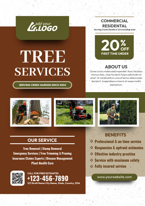 Tree Service Flyer Template | PosterMyWall