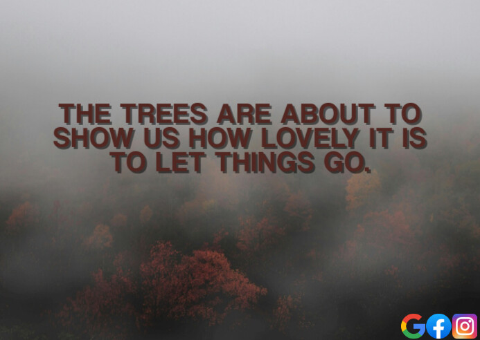 TREES AND THINGS QUOTE TEMPLATE A6