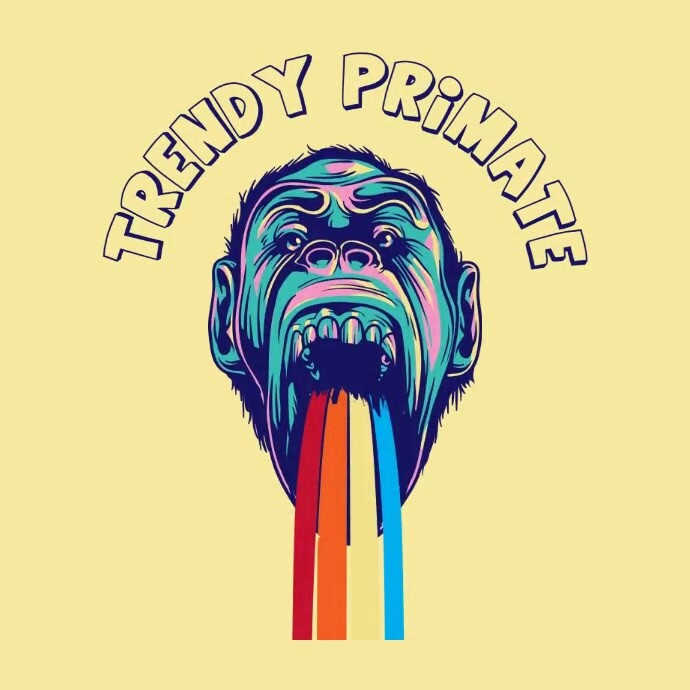 Plantilla de Trendy Primate Monkey Logo | PosterMyWall
