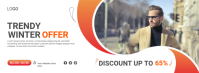 Trendy Winter Offer Couverture Facebook template