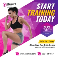 Trial Session Publicação no Instagram template