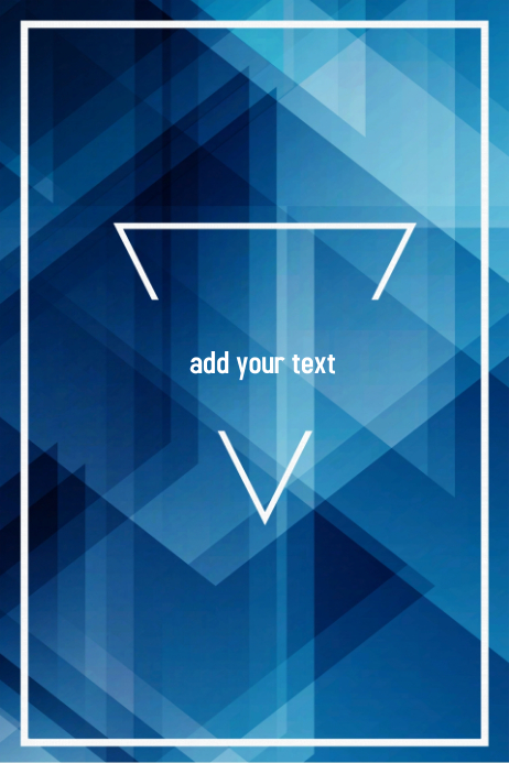 Triangle Template | PosterMyWall