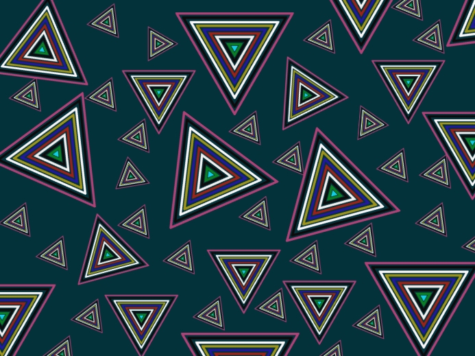 Triangle Pattern Printable Sign Triangle Template | PosterMyWall