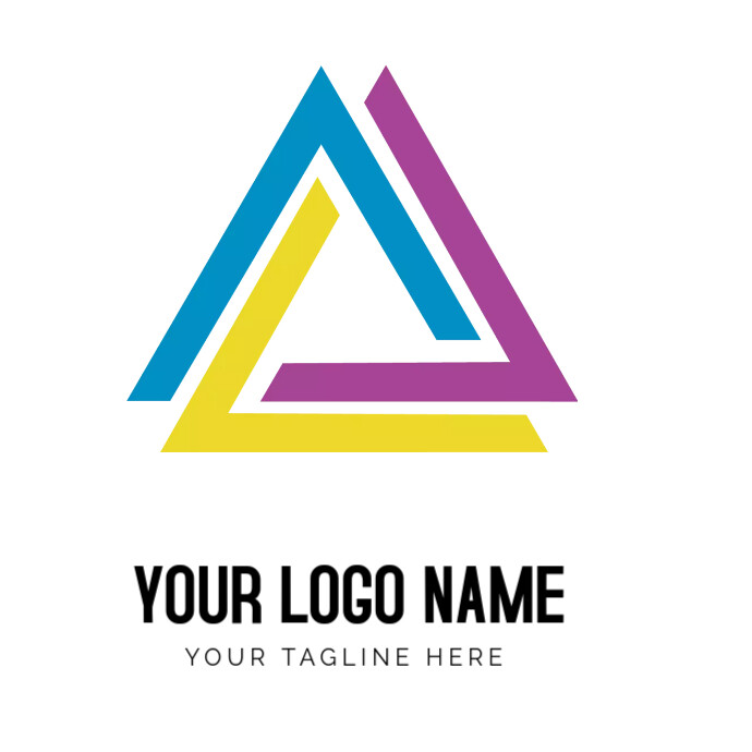Triangle Graphic design Logo Template | PosterMyWall