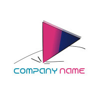 Triangle Logo Construction Logo Template Postermywall