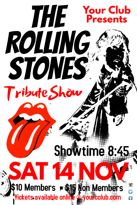 Poster Tribute Example Tribute Show Poster Template | PosterMyWall