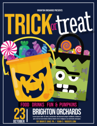 1 130 trunk or treat customizable design templates trunk or treat flyer templates