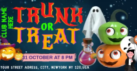 trick or treat Facebook Shared Image template