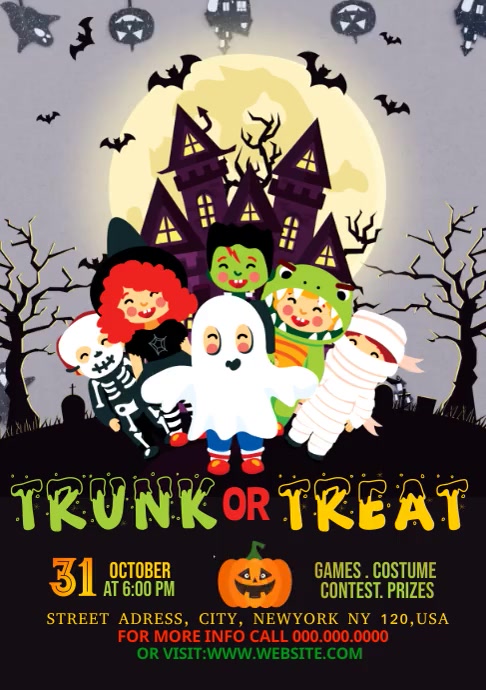 Trick Or Treat Template PosterMyWall