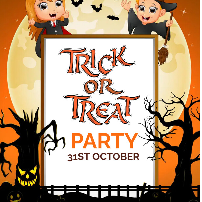 trick or treat Template | PosterMyWall