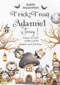 Trick or Treat A4 template