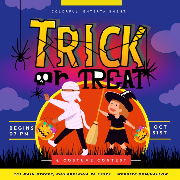 Trick Or Treat Template PosterMyWall