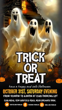 trick or treat Instagram Story template
