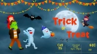 Trick or treat Facebook cover template