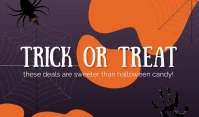 Trick or Treat Instagram Tag template