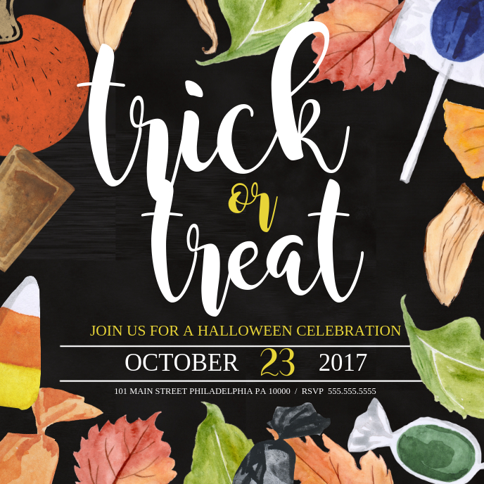 Trick Or Treat Template PosterMyWall