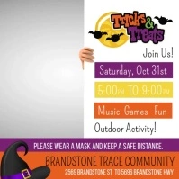 Tricks & Treats Halloween 2020 Quadrado (1:1) template
