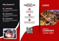 Trifold brochure A4 template