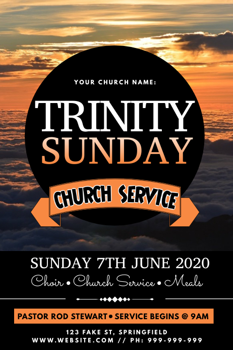Trinity Sunday Poster Template | PosterMyWall