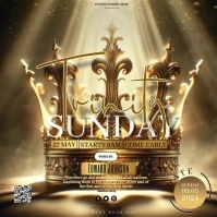 Trinity Sunday Service Church Template Persegi (1:1)