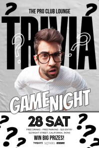 Trivia Game Poster Template | PosterMyWall