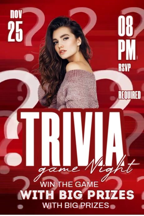 Trivia Contast Copy of Trivia Contest Flyer | PosterMyWall