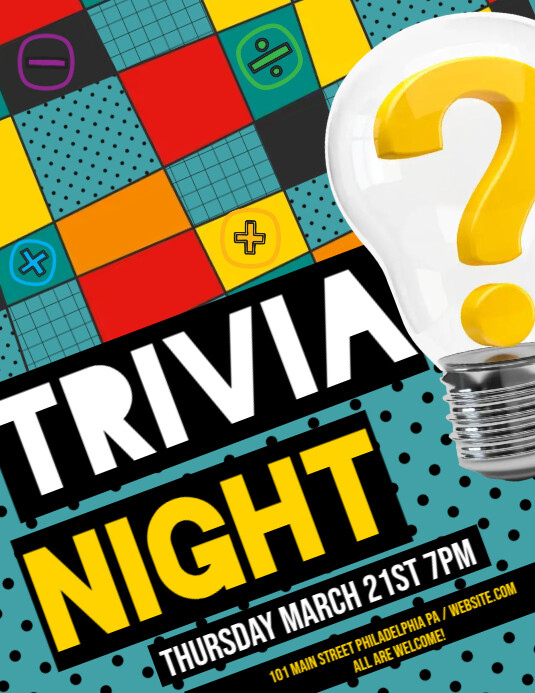 Trivia Template | PosterMyWall