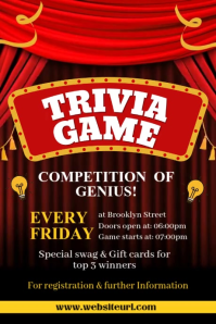 Trivia Game Competition Tumblr Graphic template