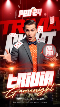 Trivia Game Night Instagram Story template