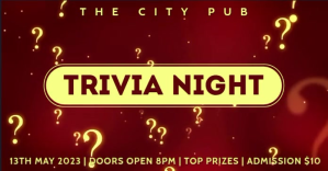 Trivia Night Bar Pub Event Video Ad Imagem partilhada do Facebook template