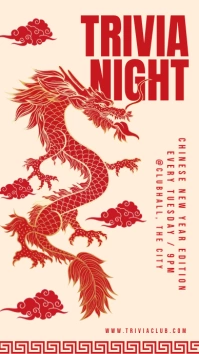 Trivia Night Chinese Edition Historia de Instagram template