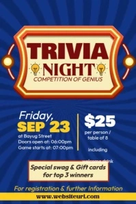 Trivia Night Competition Video Tumblr-Grafik template