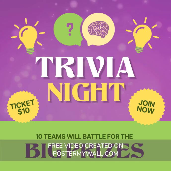 Trivia Night Contest Template | PosterMyWall