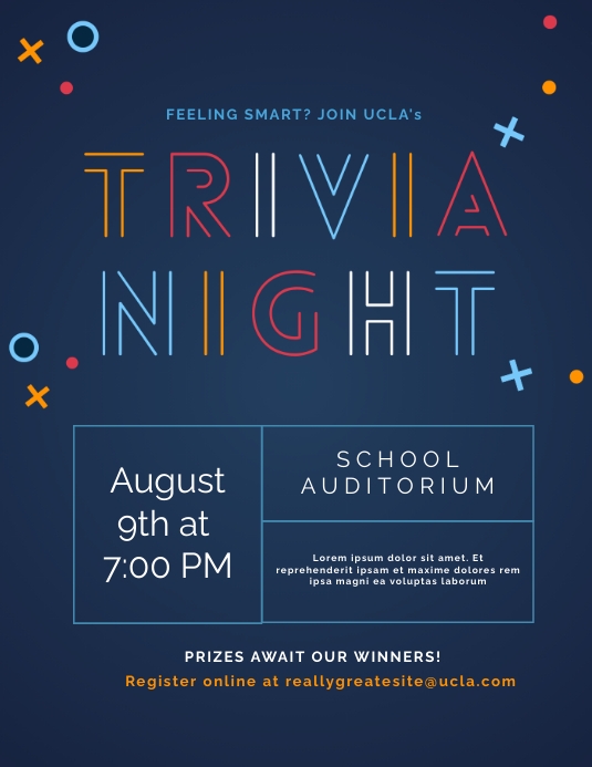 Trivia Night Template PosterMyWall