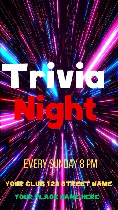Trivia Night Template | PosterMyWall