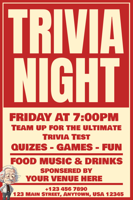 trivia night Template | PosterMyWall