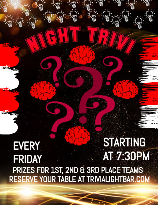 Trivia Night Template PosterMyWall