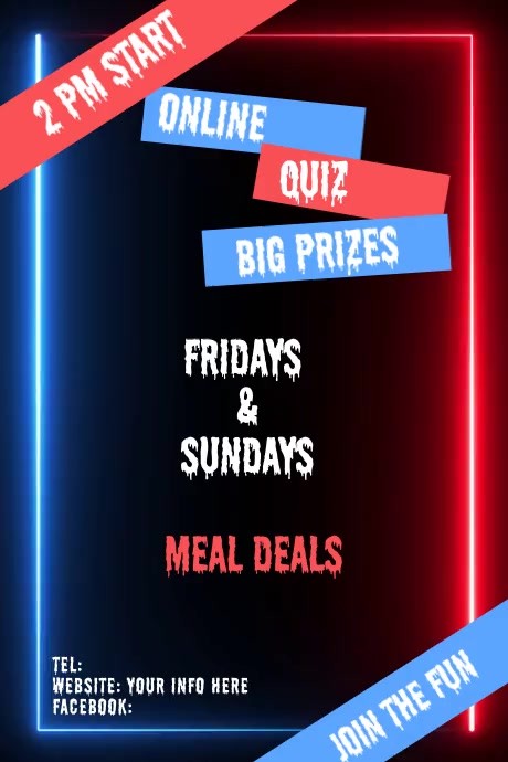 Trivia Night Template | PosterMyWall