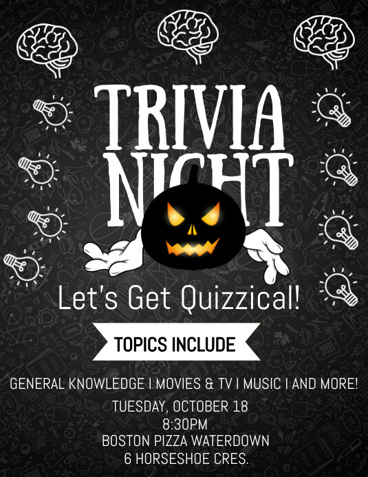 trivia night Template | PosterMyWall