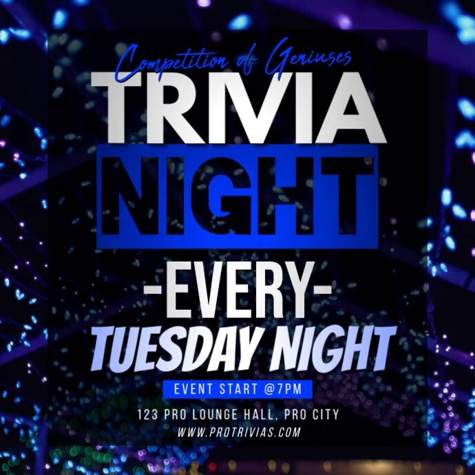 Trivia Night Template | PosterMyWall