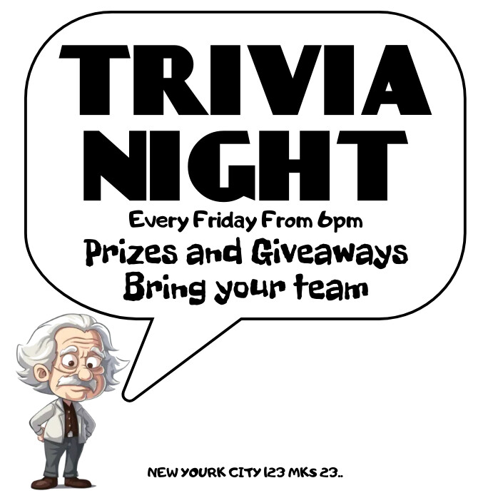 trivia night Template | PosterMyWall