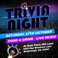 Trivia Night Сообщение Instagram template