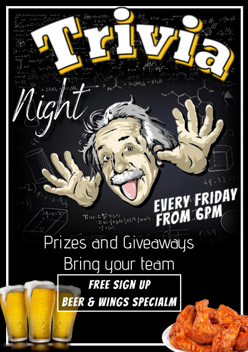Trivia Night Template PosterMyWall