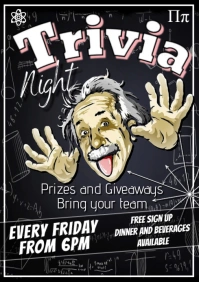 Trivia Night A1 template