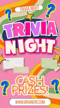 Trivia Night Event Instagram Story template
