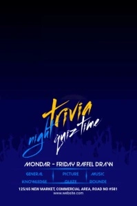 Trivia Night Flyer Ishidi elingu 4' × 6' template