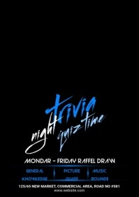 Trivia Night Flyer A5 template