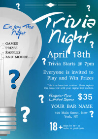 Trivia Night Template PosterMyWall